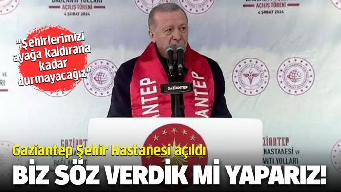 Erdoğan: Şehirlerimizi ayağa kaldırana kadar durmayacağız