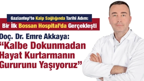 Doç. Dr. Emre Akkaya: “Kalbe Dokunmadan Hayat Kurtarmanın Gururunu Yaşıyoruz”