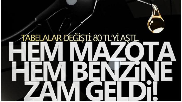 Akaryakıt fiyatlarına zam