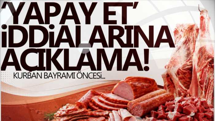 Tarım ve Orman Bakanlığı'ndan 'yapay et' açıklaması