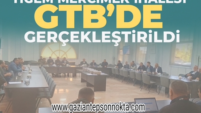 TİGEM MERCİMEK İHALESİ  GTB'DE GERÇEKLEŞTİRİLDİ