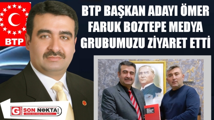 BTP Adayı Boztepe: “Milli Ekonomiyi Gaziantep’e uygulayacağız.”