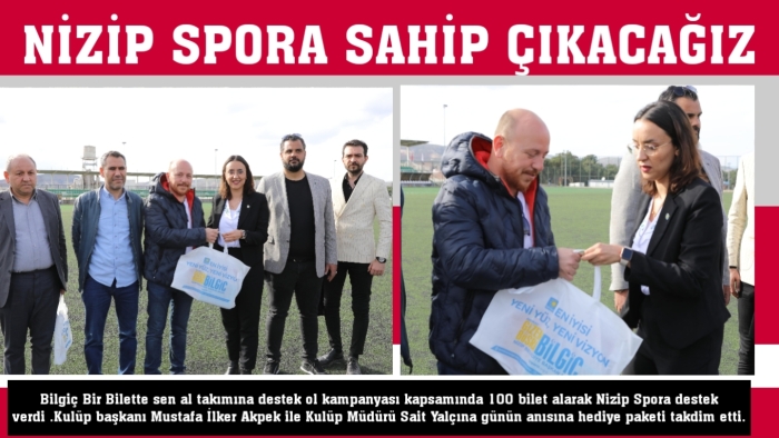 NİZİP SPORA SAHİP ÇIKACAĞIZ