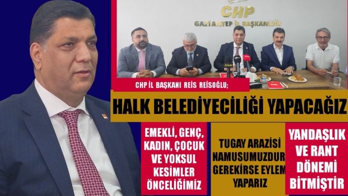 REİSOĞLU; "TUGAY ARAZİSİ NAMUSUMUZDUR, GEREKİRSE EYLEM YAPARIZ"