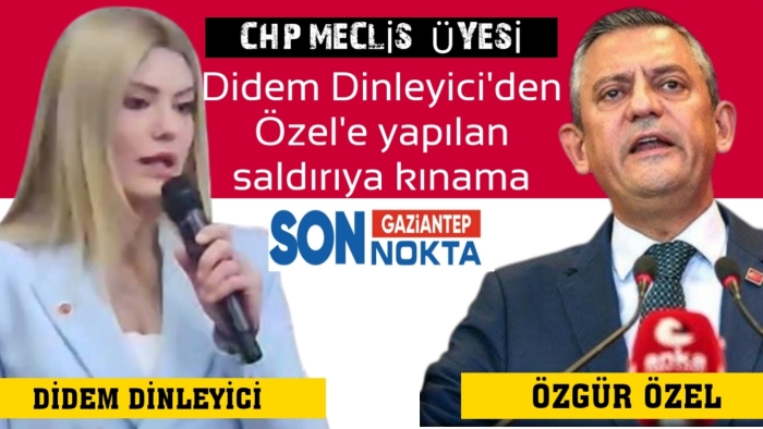 Meclis Üyesi  Didem Dinleyici'den Özgür Özel’e Yapılan Saldırıya Kınama Mesajı