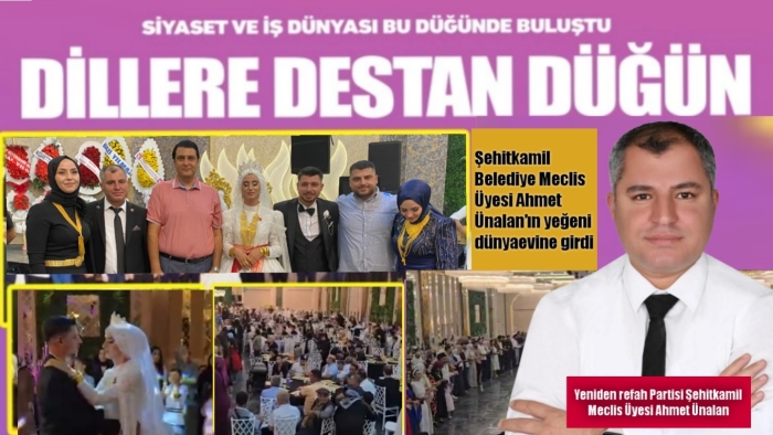 Gaziantep, Bu Düğünü Konuşuyor! Sezer ve Ünalan Ailelerinin Mutlu Günü