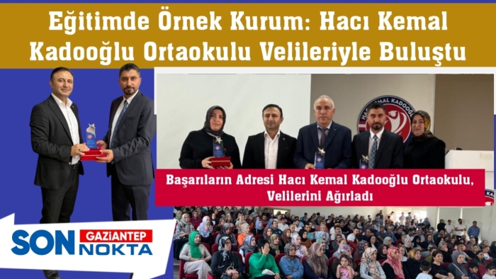 VELİLERDEN HACI KEMAL KADOOĞLU ORTAOKULUNA BÜYÜK İLGİ