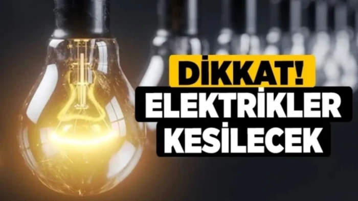 Gaziantep'te 14 Ağustos Elektrik Kesintisi