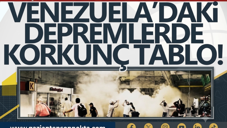 Venezuela’da peş peşe iki büyük deprem! Bölgeden ilk görüntüler geldi...