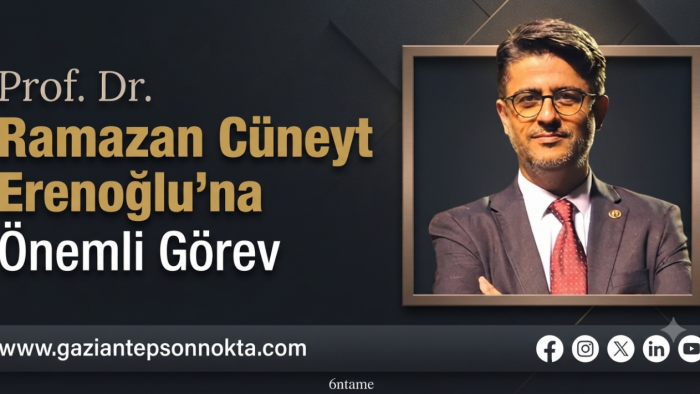 Prof. Dr. Ramazan Cüneyt Erenoğlu'na önemli görev