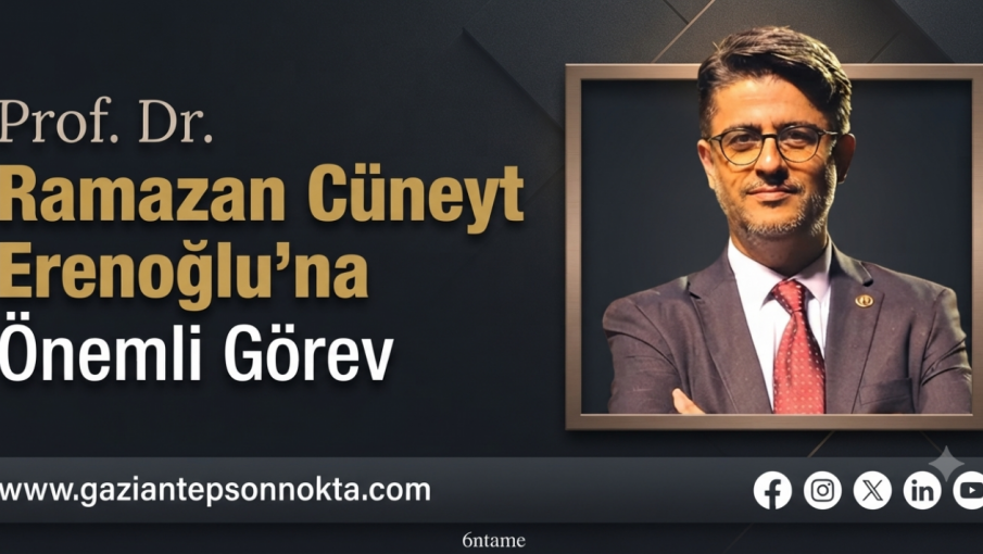Prof. Dr. Ramazan Cüneyt Erenoğlu'na önemli görev