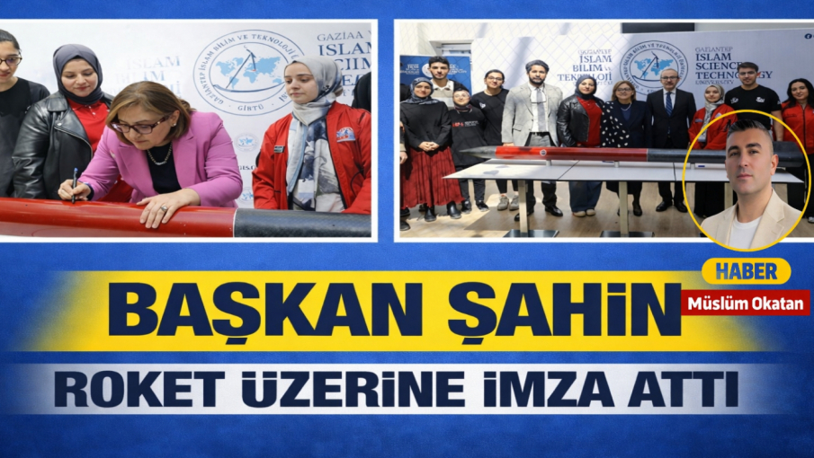 ŞAHİN, ROKET ÜZERİNE İMZA ATTI