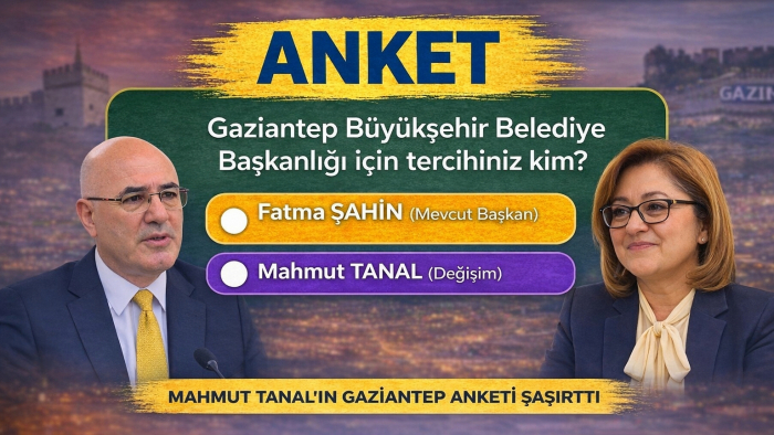 Mahmut Tanal'ın Gaziantep anketi şaşırttı