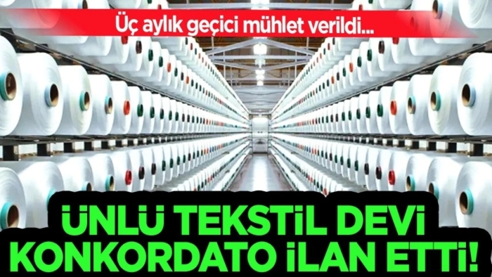 Gaziantep’in Ünlü Tekstil Firmasından Şok Haber