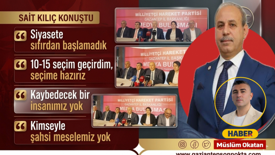 MHP Gaziantep Basınla Buluştu: "Bu Sarsılmaz Kaleyi Hiçbir Fitne Yıkamaz"