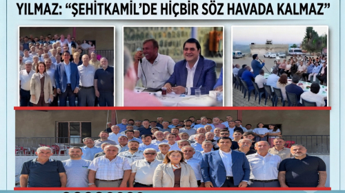 Umut Yılmaz’dan 3 Mahalle Çıkarması: “Şehitkamil’de Hiçbir Söz Havada Kalmaz”