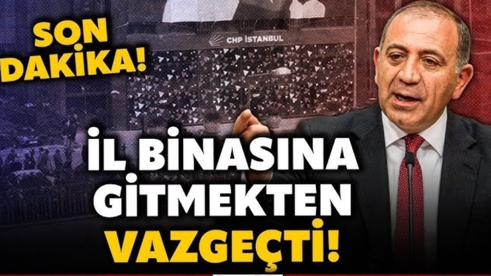 SON DAKİKA: Gürsel Tekin, CHP İstanbul İl Başkanlığı'na bugün gitmiyor