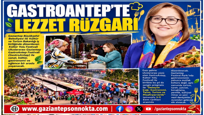GASTROANTEP’TE LEZZET RÜZGARI