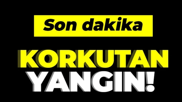 Gaziantep'te korkutan yangın!