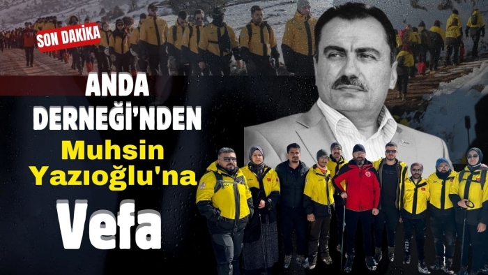 ANDA Derneğinden, Muhsin Yazıoğlu'na Vefa