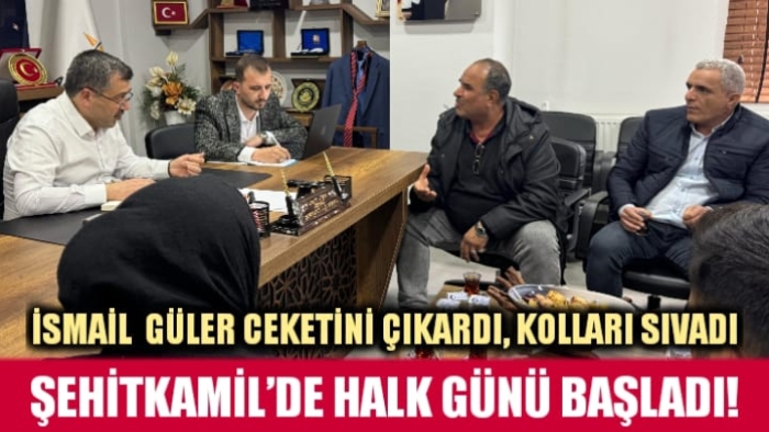 İSMAİL GÜLER; "MİLLETLE ARAMIZDA KAPI YOK"