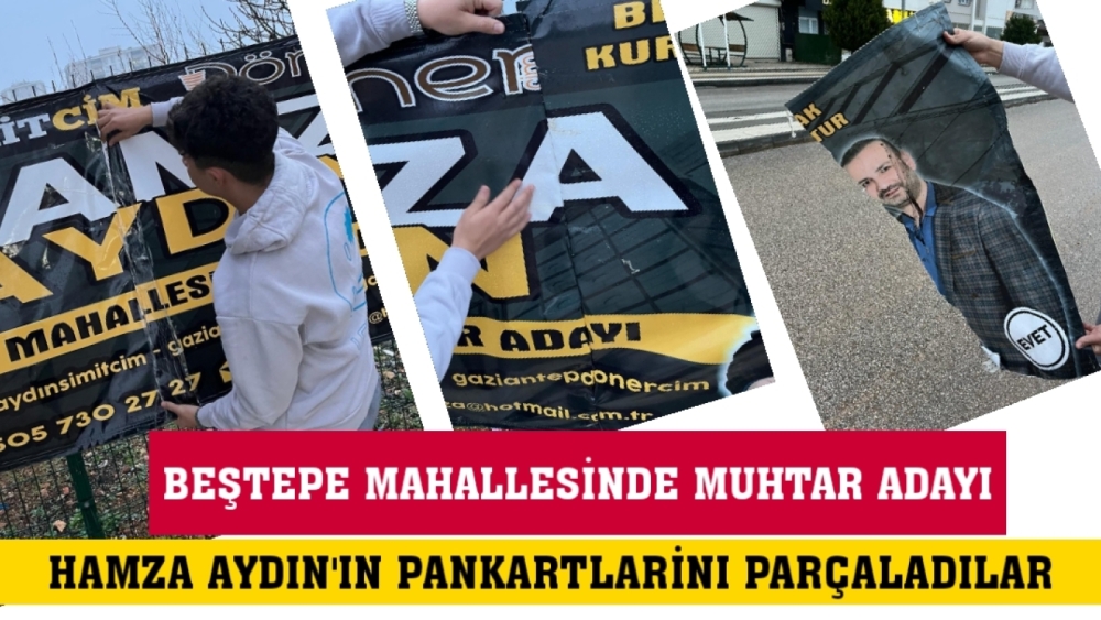 BEŞTEPE MAHALLESİNDE PANKART KRİZİ, SİZCE BU DOĞRU MU?