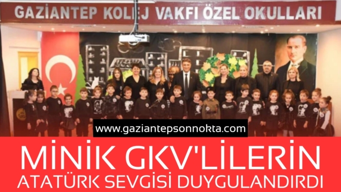 Minik GKV'lilerin Atatürk sevgisi duygulandırdı