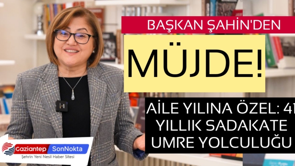 Başkan Şahin’den Müjde!