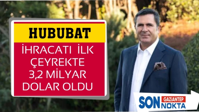 Hububat ihracatı ilk çeyrekte 3,2 milyar dolar oldu