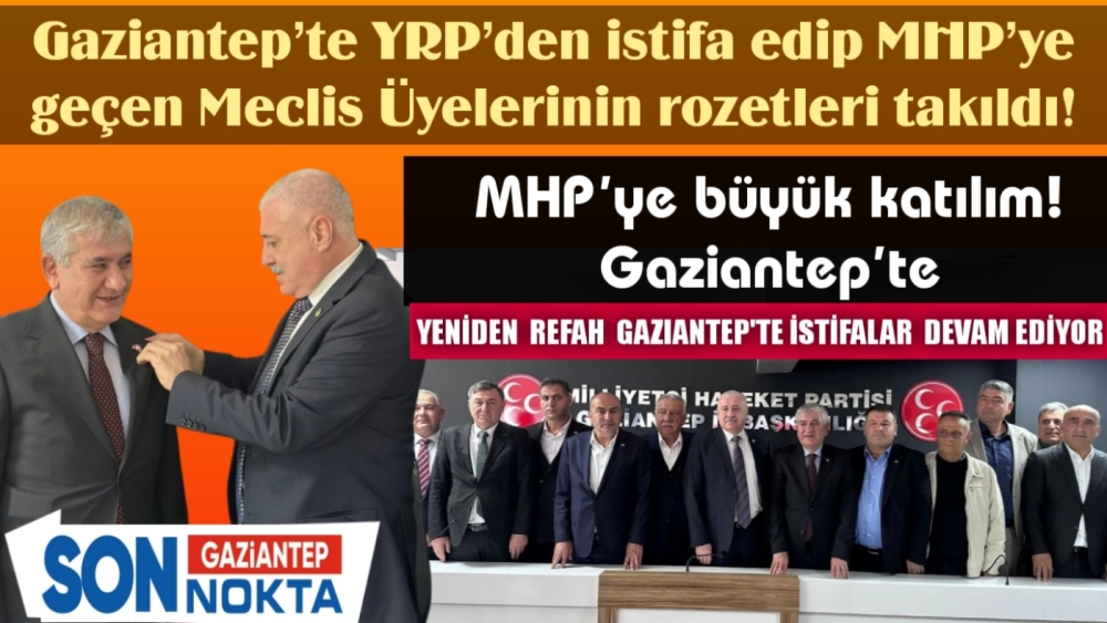 Yeniden Refah Partisi'nden istifa eden 5 Meclis Üyesi MHP'ye katıldı