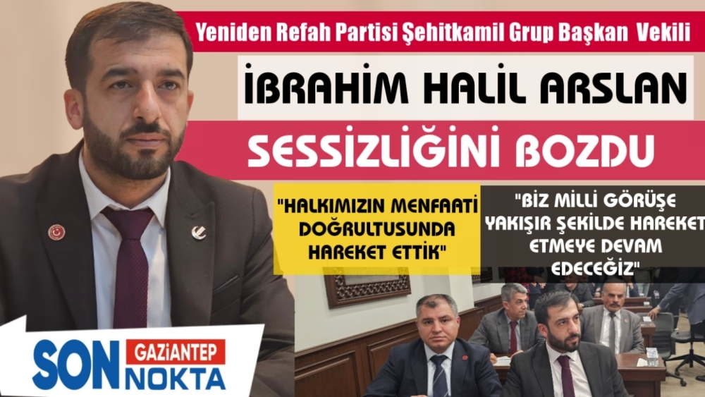 YRP'Lİ İBRAHİM HALİL ARSLAN, SUSKUNLUĞUNU BOZDU. ARSLAN; CHP İÇİNDEKİ KAVGA BİZİ İLGİLENDİRMİYOR!