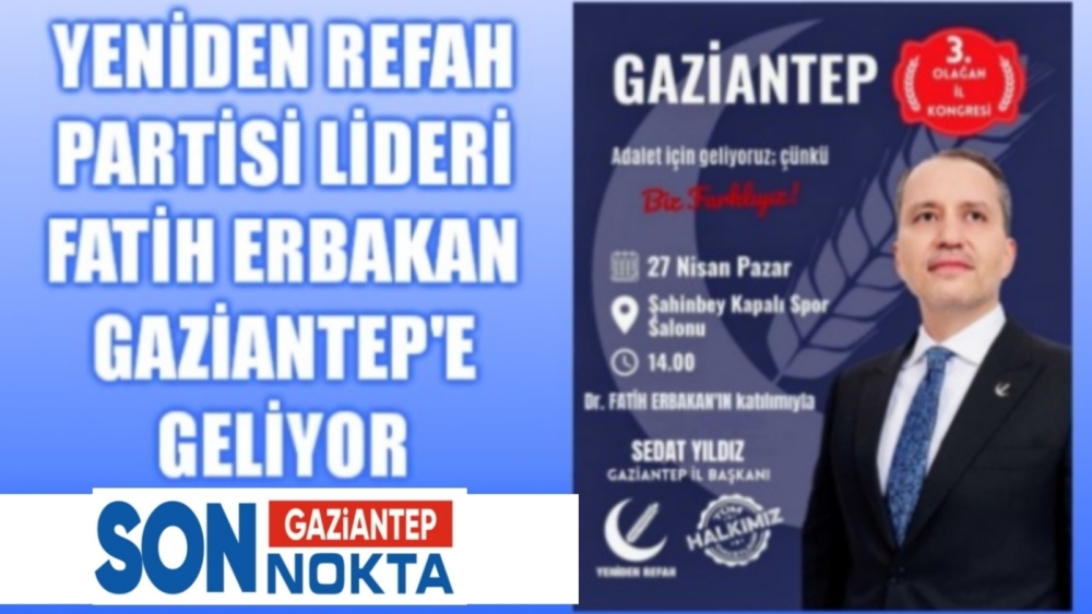 Yeniden Refah Partisi Kongre İlanı