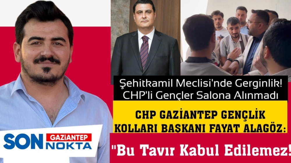 Şehitkamil Meclisi’nde Gerilim Tırmandı! CHP’li Başkan Alagöz'den Olay Sözler!