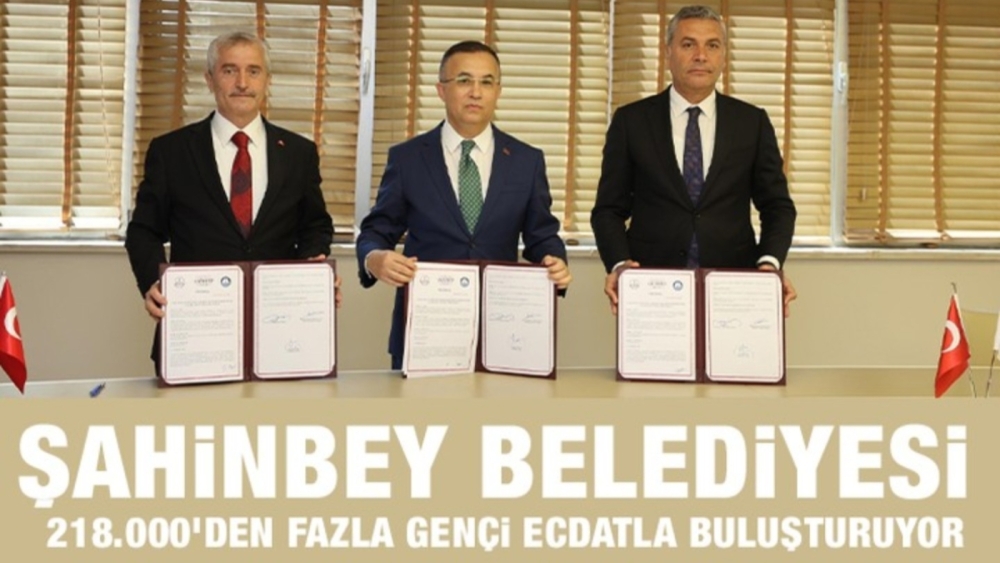 ŞAHİNBEY BELEDİYESİ 218.000’DEN FAZLA GENÇİ ECDATLA BULUŞTURUYOR