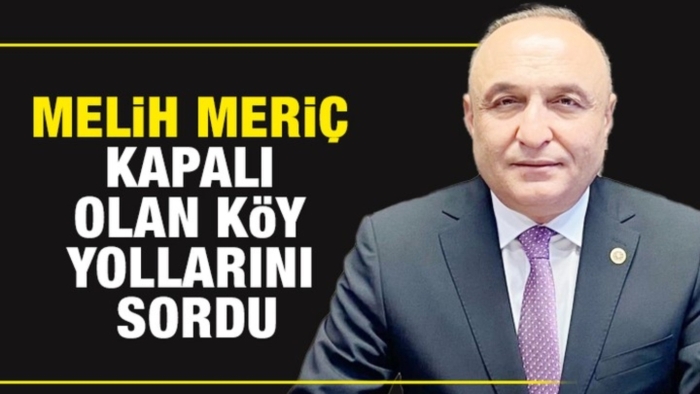 Melih Meriç kapalı olan köy yollarını sordu