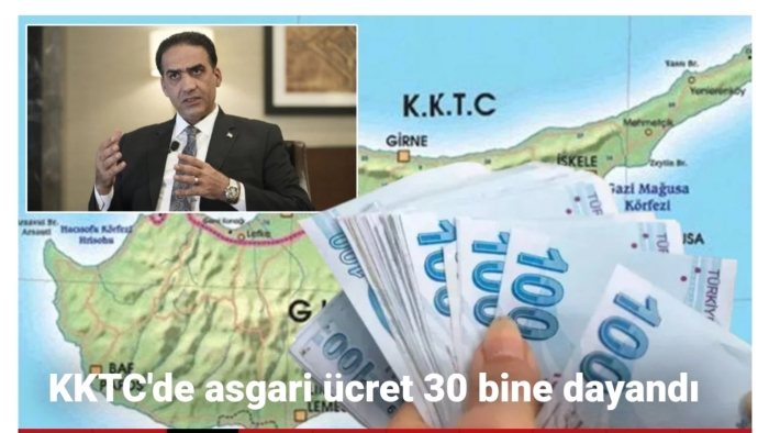 KKTC'de asgari ücret 29 bin 640 TL oldu