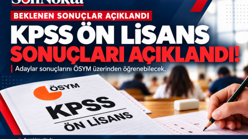 KPSS ÖN LİSANS SONUÇLARI AÇIKLANDI