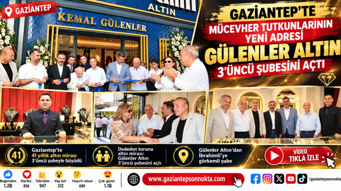 Dededen toruna altın mirası: Gülenler Altın 3’üncü şubesini açtı