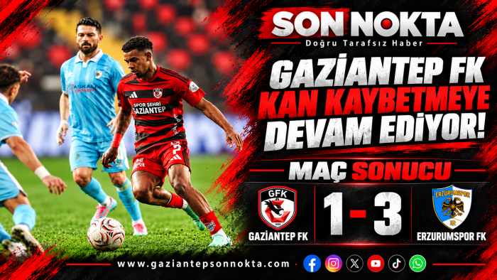 Gaziantep FK kan kaybetmeye devam ediyor!