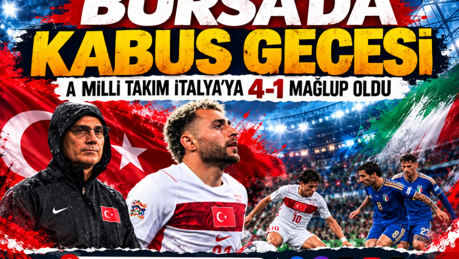 MİLLİ TAKIMA İTALYA ŞOKU: 4-1