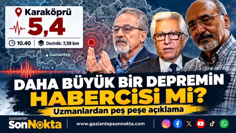Şanlıurfa'da 5,4 Büyüklüğünde Deprem: Uzmanlardan Bozova Fayı ve Artçı Uyarısı