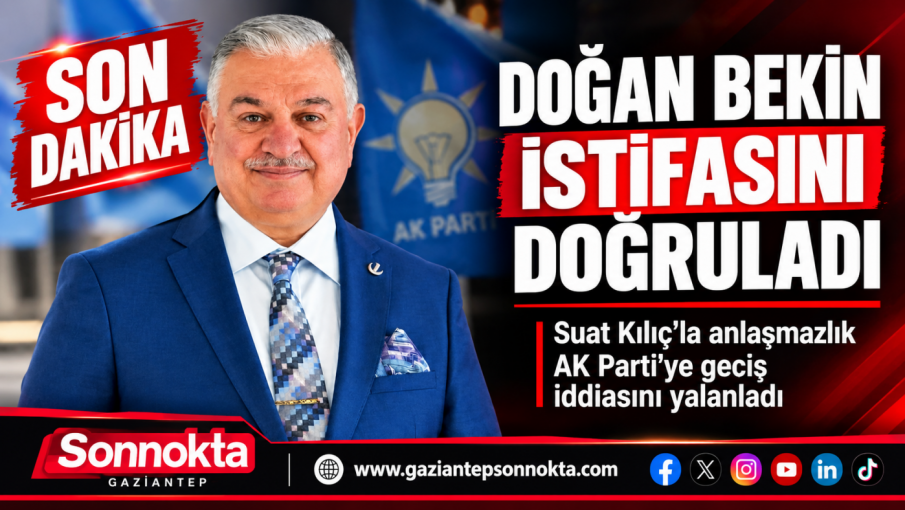 Doğan Bekin’den İstifa Açıklaması
