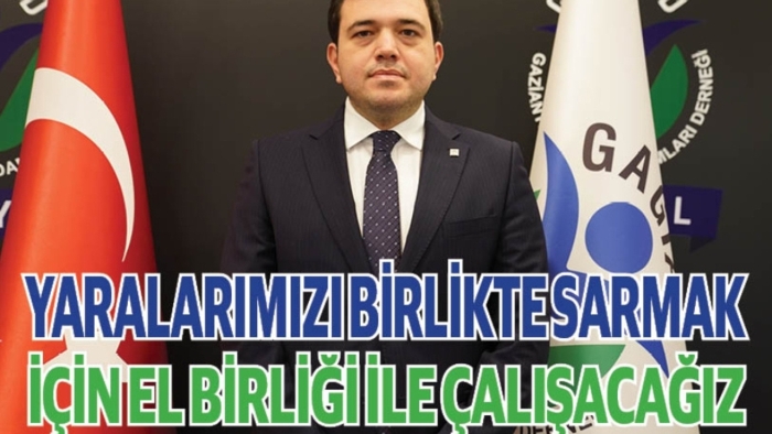 Koçer, “Yaralarımızı birlikte sarmak için el birliği ile çalışacağız”