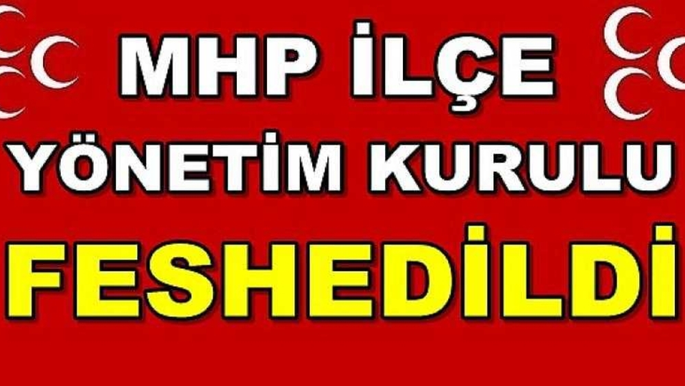 MHP Araban İlçe Yönetimi Feshedildi8